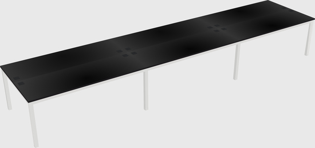 Shared Rectangular Desk