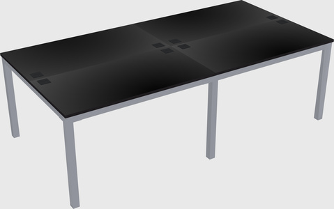 Shared Rectangular Desk