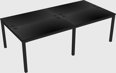 Shared Rectangular Desk