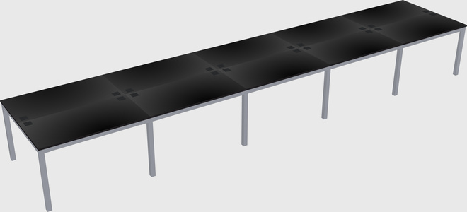 Shared Rectangular Desk