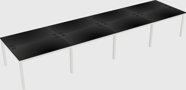 Shared Rectangular Desk