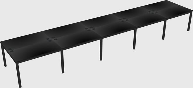 Shared Rectangular Desk