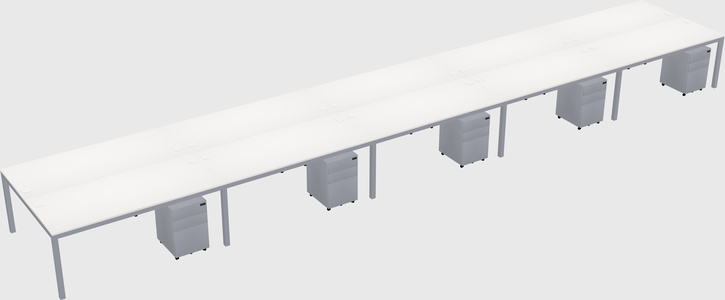 Shared Rectangular Desk
