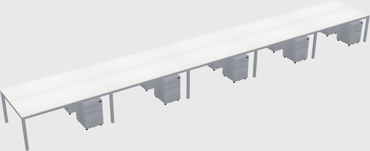 Shared Rectangular Desk