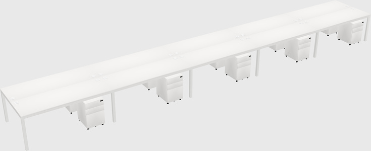 Shared Rectangular Desk