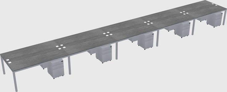 Shared Rectangular Desk
