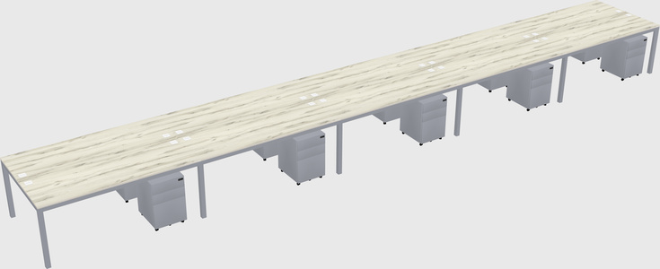 Shared Rectangular Desk