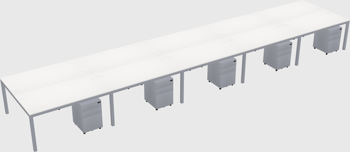 Shared Rectangular Desk