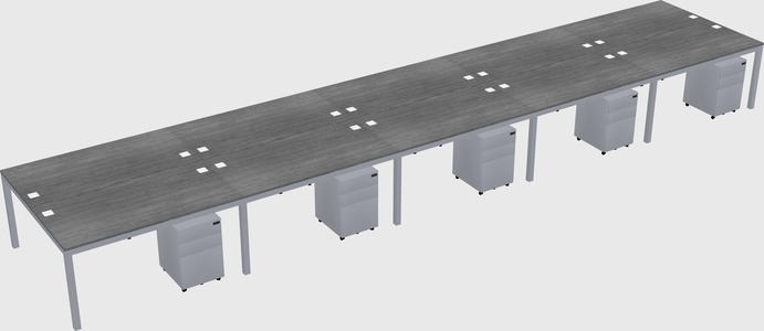 Shared Rectangular Desk
