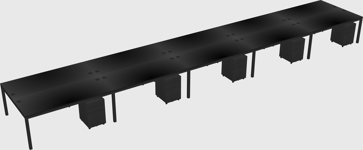 Shared Rectangular Desk