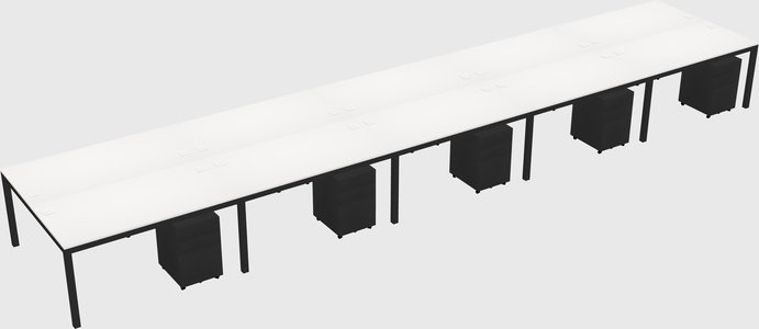 Shared Rectangular Desk