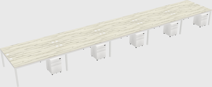 Shared Rectangular Desk