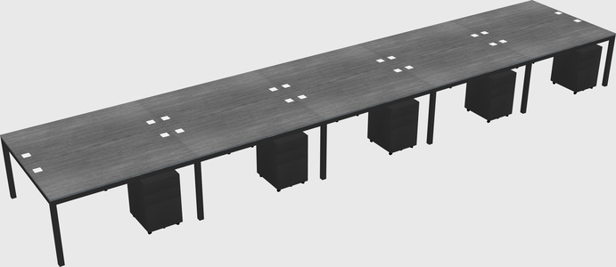 Shared Rectangular Desk