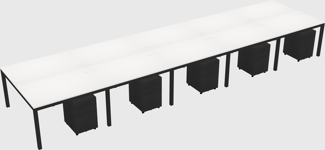 Shared Rectangular Desk