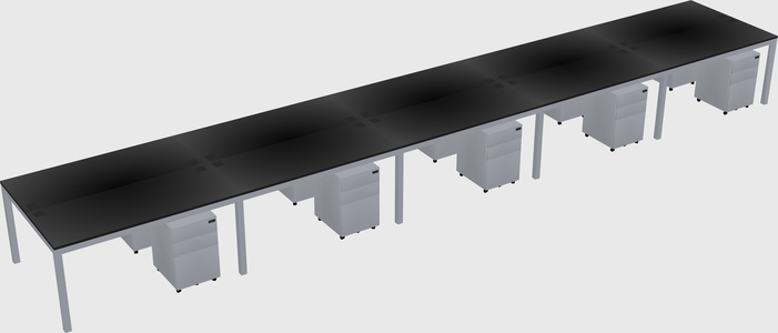 Shared Rectangular Desk