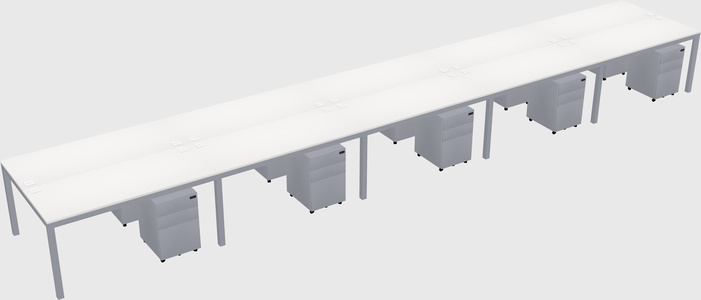 Shared Rectangular Desk