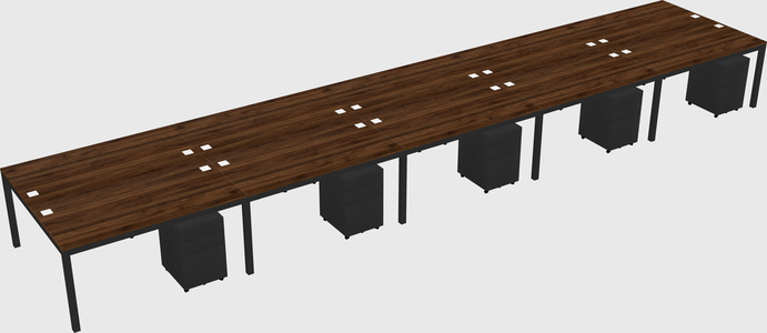 Shared Rectangular Desk