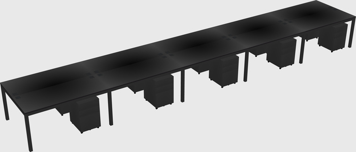 Shared Rectangular Desk