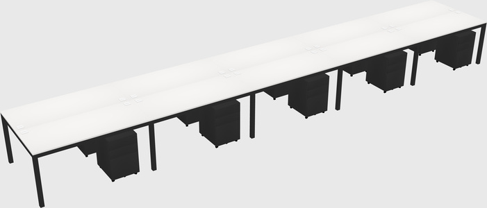 Shared Rectangular Desk