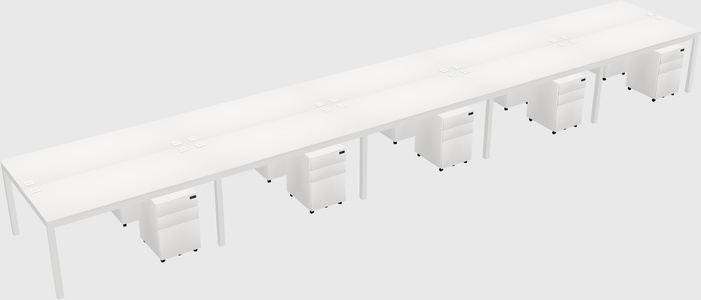 Shared Rectangular Desk