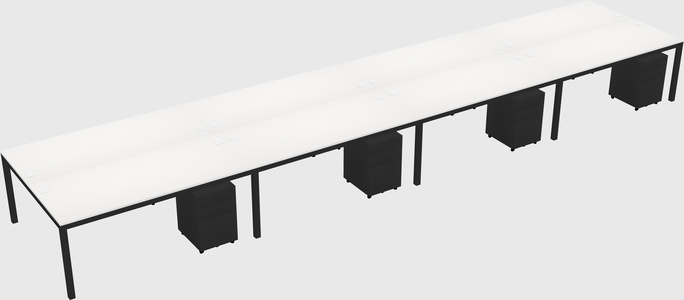 Shared Rectangular Desk