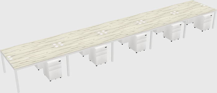 Shared Rectangular Desk