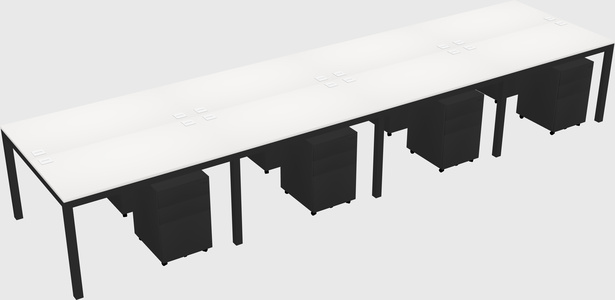 Shared Rectangular Desk