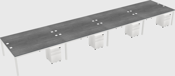 Shared Rectangular Desk
