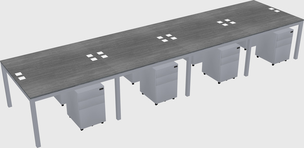Shared Rectangular Desk