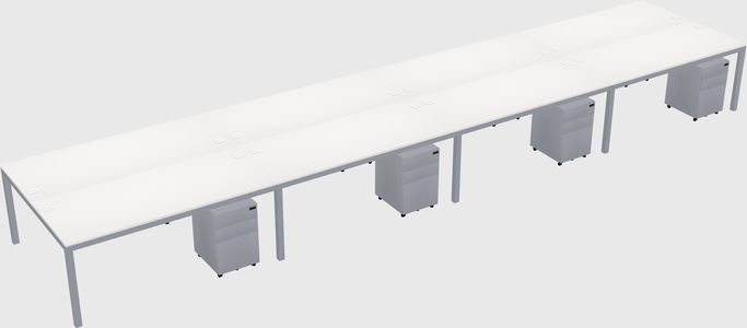 Shared Rectangular Desk