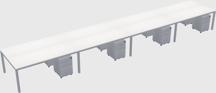 Shared Rectangular Desk