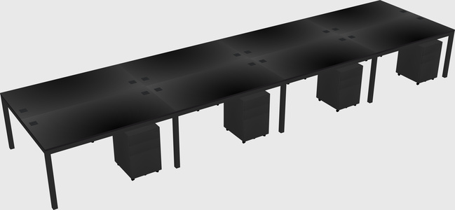 Shared Rectangular Desk