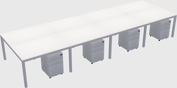 Shared Rectangular Desk