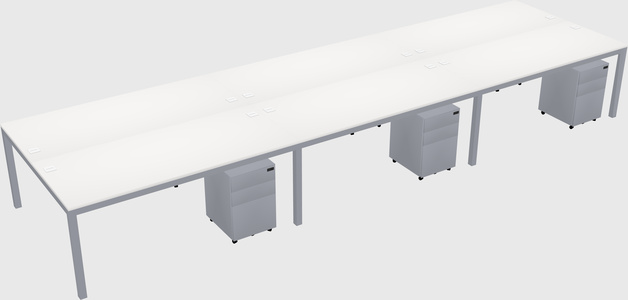 Shared Rectangular Desk