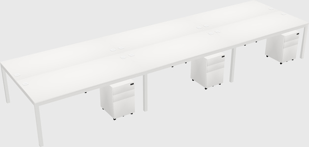 Shared Rectangular Desk
