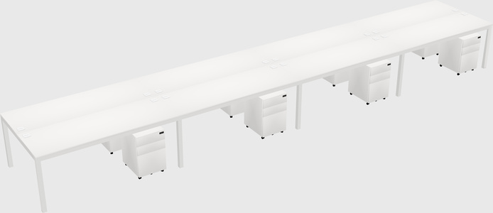 Shared Rectangular Desk