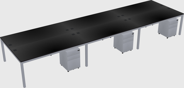 Shared Rectangular Desk