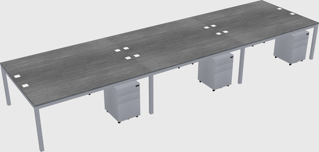 Shared Rectangular Desk