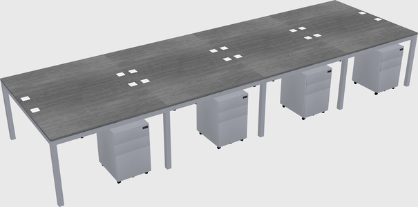 Shared Rectangular Desk