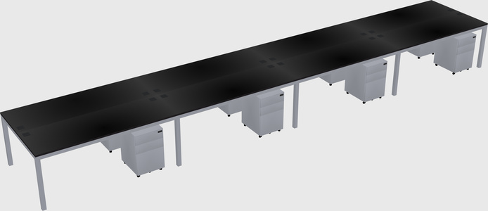 Shared Rectangular Desk