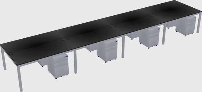 Shared Rectangular Desk