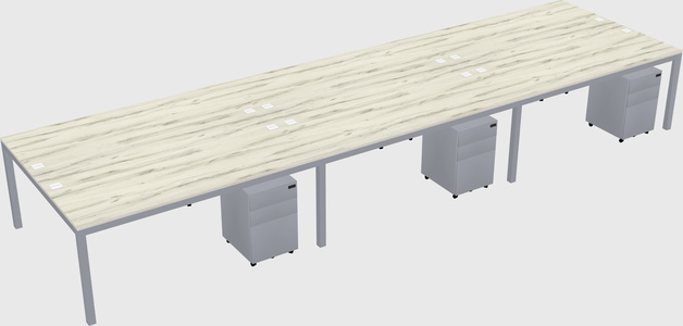Shared Rectangular Desk