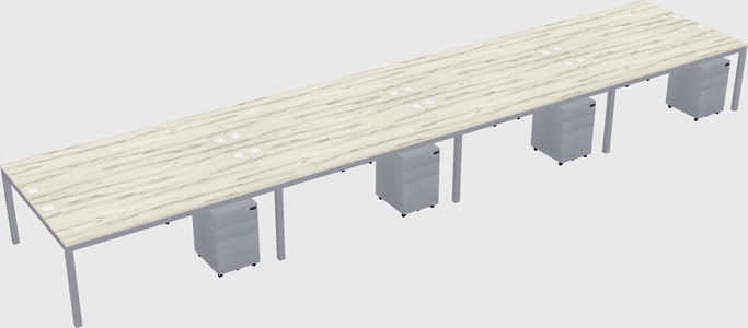 Shared Rectangular Desk