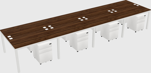 Shared Rectangular Desk