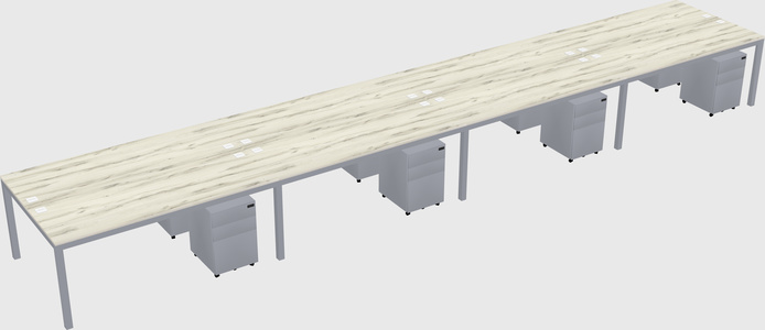 Shared Rectangular Desk