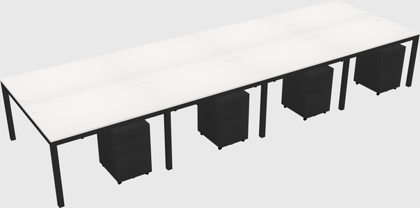Shared Rectangular Desk