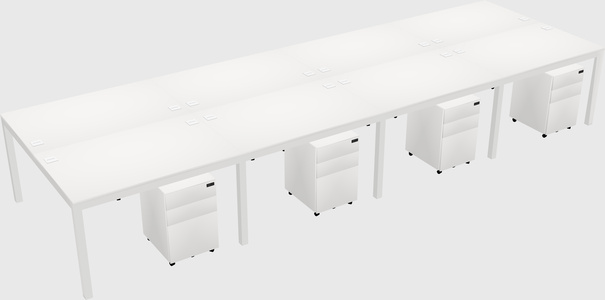 Shared Rectangular Desk