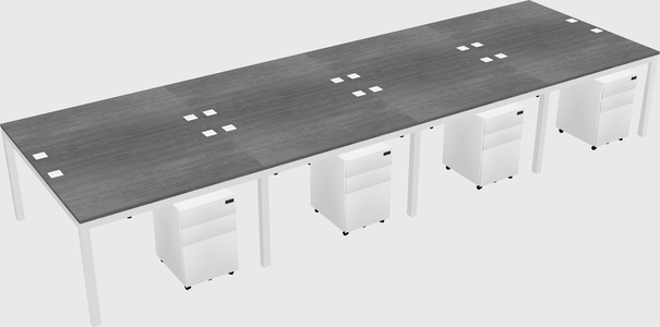 Shared Rectangular Desk