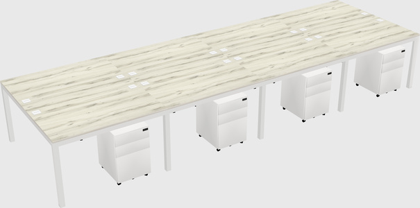 Shared Rectangular Desk