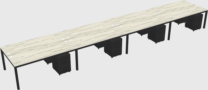Shared Rectangular Desk